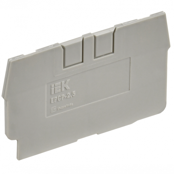 Фотография товара 'IEK YCT20-00-K03-002-ZGL Заглушка для CP 2,5мм2'