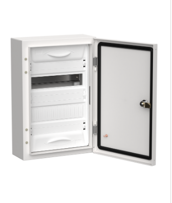 Фотография товара 'IEK TITAN 5 Корпус металлический ЩРн-24 (1х24) 460х310х140мм IP54 белый (одна дверь) TI5-50-N-024-54'