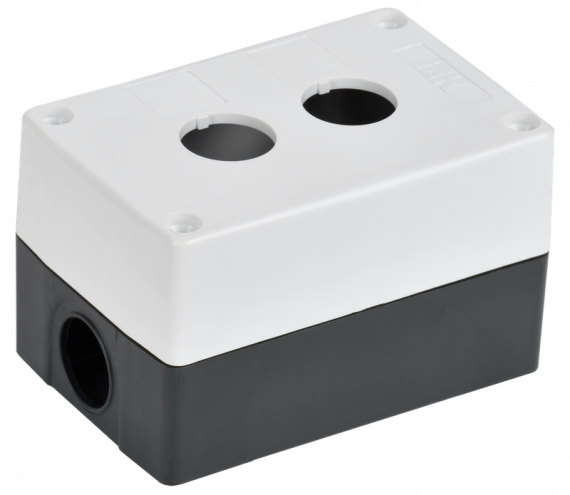 Фотография товара 'IEK BKP10-2-K01-R Корпус КП102-Р для кнопок 2 места'
