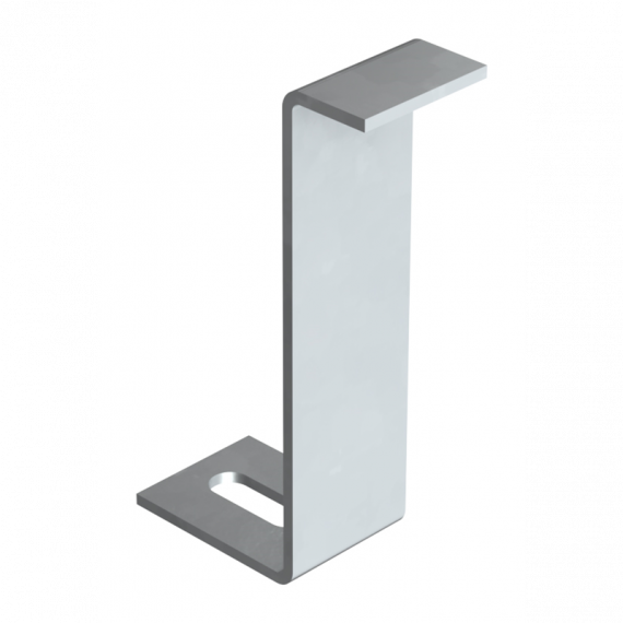 Фотография товара 'IEK CLM50D-SKLK-50 Скоба для крепления лотка с крышкой 50мм'