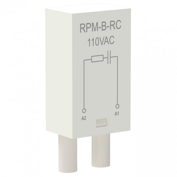 Фотография товара 'IEK RPM-B-RC-AC110V Модуль защиты для реле RC-цепь 110В AC ONI'