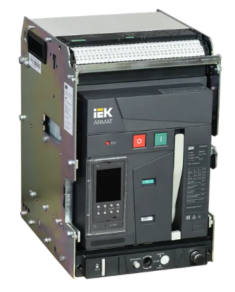 Фотография товара 'IEK ARMAT Воздушный автоматический выключатель выдвижного исполнения 3P типоразмер A 55кА 630А AR-ACB-3VA-055-0630A-TDCF'