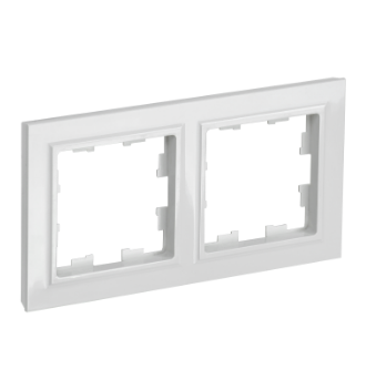 Фотография товара 'IEK BRITE Рамка 2-местная РУ-2-БрБ белый BR-M22-K01-PRO'