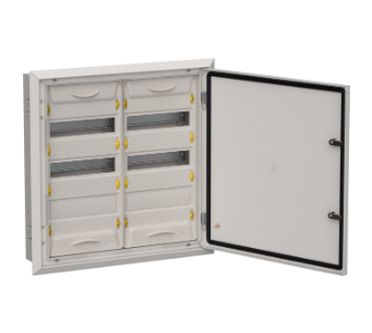 Фотография товара 'IEK TITAN 5 Корпус металлический ЩРв-72 (2х36) 630х625х130мм IP31 серый (одна дверь) TI5-50-V-2X036-31-7035'