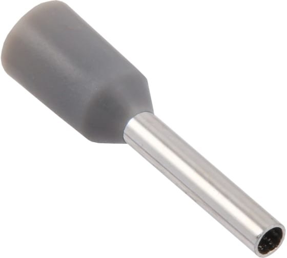 Фотография товара 'IEK Наконечник НШВИ 0,75-08 0,75мм2 с изолированным фланцем (100шт/упак) UGN11-008-C075-100-G'