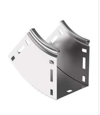 Фотография товара 'IEK ESCA Поворот плавный 45град тип В10 100х300мм CPV51-0-45-100-300'