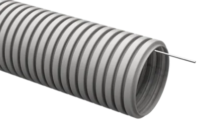 Фотография товара 'IEK Труба гофрированная ПВХ d=16 с зондом (100м) CTG20-16-K41-100-G'