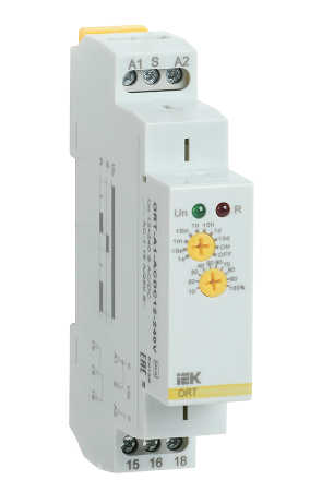 Фотография товара 'IEK Реле задержки включения ORT 1 контакт 12-240В AС/DC ORT-A1-ACDC12-240V'