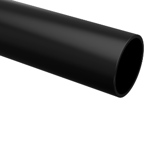 Фотография товара 'IEK Труба гладкая жесткая ПВХ D=25мм черная 3м (60м/компл) CTR10-025-K02-060'