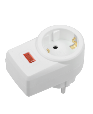 Фотография товара 'IEK Сетевой фильтр СФ-01 1 место 2P+PE 16А белый WFP10-16-01-K01'