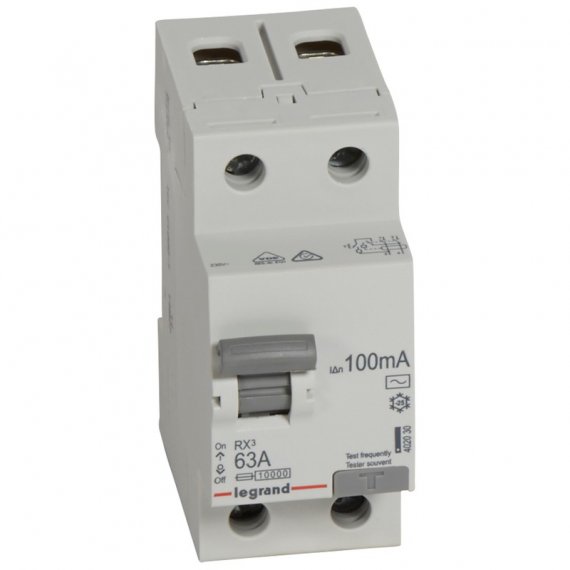 Фотография товара 'IEK 402030 RX3 ВДТ 100МА 63А 2П AC'