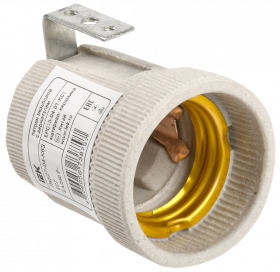 Фотография товара 'IEK Патрон с держателем Е27, EPC15-04-01-K01'