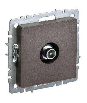 Фотография товара 'IEK BRITE Розетка TV проходная РТВ10-0-БрТБ темная бронза BR-A10-P-K45'