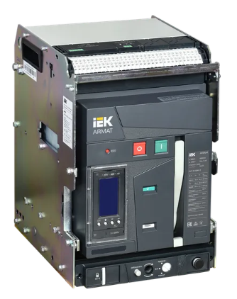Фотография товара 'IEK ARMAT Воздушный автоматический выключатель выдвижного исполнения 3P типоразмер B 85кА 2000А AR-ACB-3VB-085-2000A-TYCF'