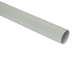 Фотография товара 'IEK Труба гладкая жесткая ПВХ d=25мм серая 2м (50м/компл) CTR10-025-K41-2-050'
