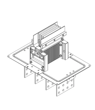 Фотография товара 'IEK LINEBAR Секция фланцевая прямая Тип1 3200А Al 3L+N+PER некрашеная IP55 транспортировочная LB-3200A4-25-F-F1'