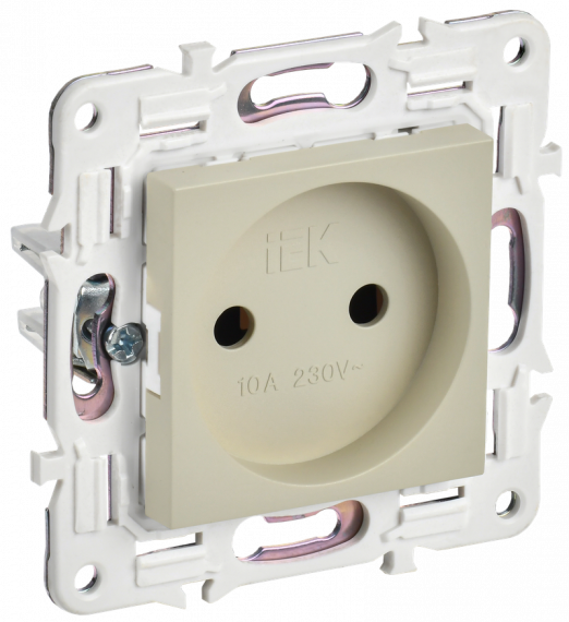 Фотография товара 'IEK SK-R10-10-K10 SKANDY Роз. без з/к/ш 10А SK-R02B'