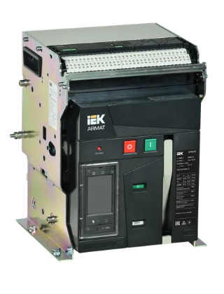 Фотография товара 'IEK ARMAT Воздушный автоматический выключатель стационарного исполнения 3P типоразмер A 55кА 1000А AR-ACB-3FA-055-1000A-TTCF'