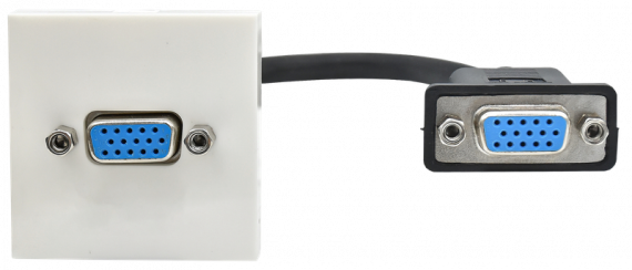 Фотография товара 'IEK PR-KK40D-RV-0-1-K01 PRIMER РКМ-10-20-П Розетка VGA M/M (1 мод.)'