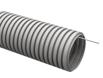 Фотография товара 'IEK Труба гофрированная ПВХ d=25 с зондом (50м) CTG20-25-K41-050-G'