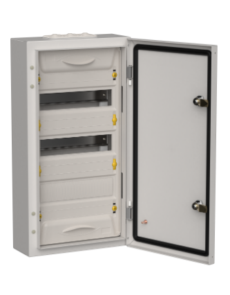 Фотография товара 'IEK TITAN 5 Корпус металлический ЩРн-36 (1х36) 585х310х140мм IP54 серый (одна дверь) TI5-50-N-036-54-7035'