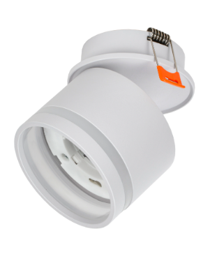 Фотография товара 'IEK LIGHTING Светильник 4033 встраиваемый поворотный под лампу GX53 белый LT-UVB0-4033-GX53-1-K01'