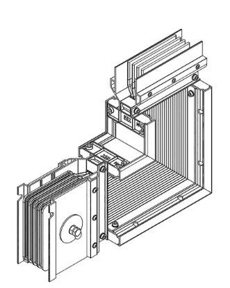 Фотография товара 'IEK LINEBAR Секция угловая вверх 2000А Al 3L+N+PER некрашеная IP55 транспортировочная LB-2000A4-25-F-LU'