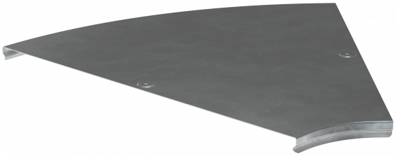 Фотография товара 'IEK Крышка поворота плавного 45град (тип Г01) ESCA 600мм HDZ, CPG01D-0-45-600-08-HDZ'