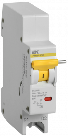 Фотография товара 'IEK Расцепитель минимального и максимального напряжения РММ47-60М на DIN-рейку для ВА47-60M, MVA31D-RMM'