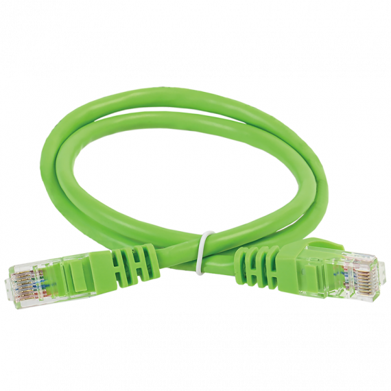 Фотография товара 'IEK PC02-C5EU-3M-G Шнур коммутационный кат.5Е UTP 3м'