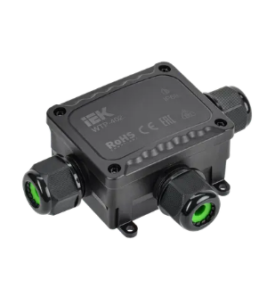 Фотография товара 'IEK Коробка распределительная герметичная WTP-402 3 ввода IP68, UWB10-T-450-41-03-68'