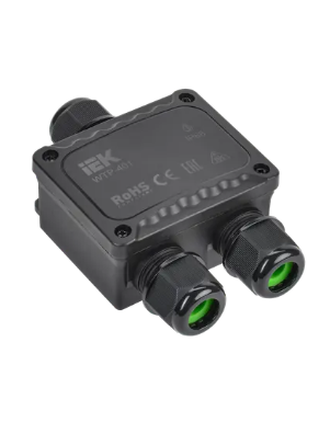 Фотография товара 'IEK Коробка распределительная герметичная WTP-401 3 ввода IP68, UWB10-Y-450-41-03-68'