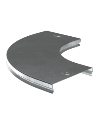 Фотография товара 'IEK Крышка поворота плавного 90град (тип Г01) ESCA 80мм HDZ CPG01D-0-90-080-08-HDZ'