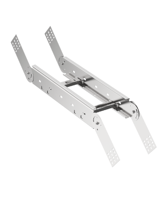 Фотография товара 'IEK Поворот вертикальный шарнирный лестничный LESTA 100х300мм CPV06-4-100-300'