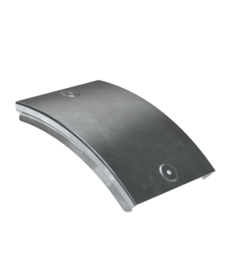 Фотография товара 'IEK Крышка поворота плавного 45град вертикального внешнего (тип В20) ESCA 100мм HDZ CPV41D-0-45-100-08-HDZ'