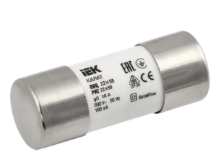 Фотография товара 'IEK Плавкая вставка цилиндрическая ПВЦ 22х58 10А KARAT, MFL30-010'