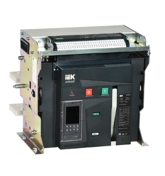 Фотография товара 'IEK ARMAT Воздушный автоматический выключатель стационарного исполнения 3P типоразмер E 85кА 2500А AR-ACB-3FE-085-2500A-TDCF'