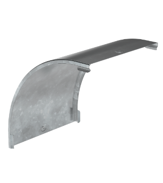 Фотография товара 'IEK Крышка поворота плавного 90град вертикального внешнего (тип В20) ESCA 150мм HDZ CPV41D-0-90-150-08-HDZ'