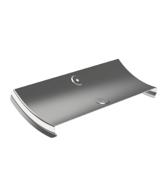 Фотография товара 'IEK Крышка поворота плавного 45град вертикального внутреннего (тип В10) ESCA 200мм CPV51D-0-45-200-08'