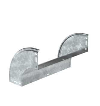 Фотография товара 'IEK Поворот плавный 90град вертикальный внешний (тип В20) ESCA 100х400мм HDZ CPV41-0-90-100-400-HDZ'