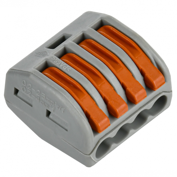 Фотография товара 'IEK UKZ20-414-050 Строительно-монтажная клемма СМК 222-414'