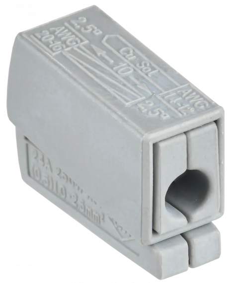 Фотография товара 'IEK UKZ50-101-100-G Клемма строит.-монтаж. СМК 224-101'