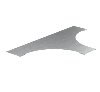 Фотография товара 'IEK Крышка разветвителя лестничного LESTA Т-образного основание 200мм R600 HDZ CRT05D-4-200-10-HDZ'