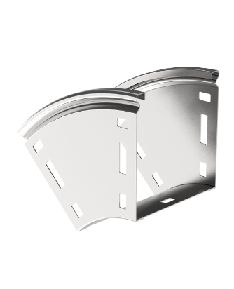 Фотография товара 'IEK ESCA Поворот плавный 45град тип В20 80х80мм CPV41-0-45-080-080'