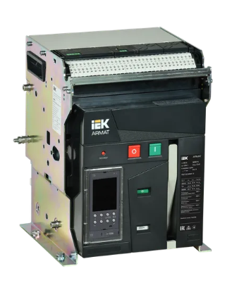 Фотография товара 'IEK ARMAT Воздушный автоматический выключатель стационарного исполнения 3P типоразмер A 55кА 630А AR-ACB-3FA-055-0630A-TDCF'