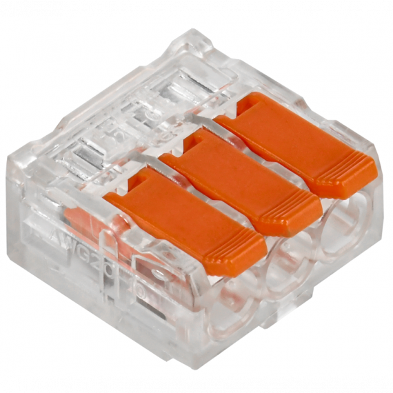 Фотография товара 'IEK UKZ40-613-050 Строительно-монтажная клемма СМК 221-613'