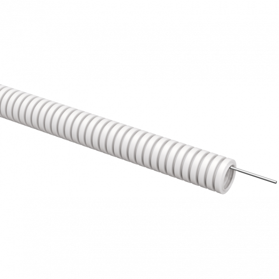 Фотография товара 'IEK ET-TG21-121-020-100-K01 ELASTA Труба гофр. ПВХ d=20мм с зондом'