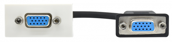 Фотография товара 'IEK PR-KK40D-RV-0-2-K01 PRIMER РКМ-20-20-П Розетка VGA M/M (2 мод.)'