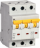Фотография товара 'IEK Выключатель автоматический ВА47-60МА без теплового расцепителя 3P 16А 6кА D, MVA33-3-016-D'