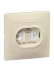 Фотография товара 'IEK KVARTA Розетка 2-местная компьютерная РК12-ККм кремовый KV-K20-K33'